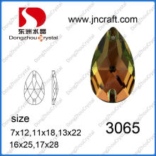 Factory Sale Drop Water Sew on Crystal Stone for Wedding Dress